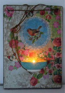 Windlicht "Vogel"